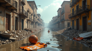 basketball eurocup spiel flutkatastrophe