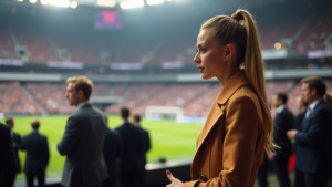 berraschende sport moderatorin