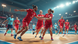 dramatischem handball showdown