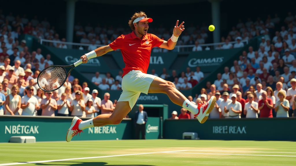 tennis moment fallr ckzieher