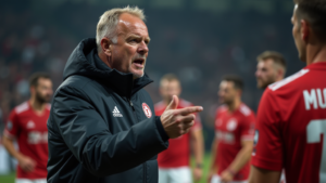trainer attacke bundesligaspiel