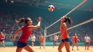 unglaubliche volleyball moment