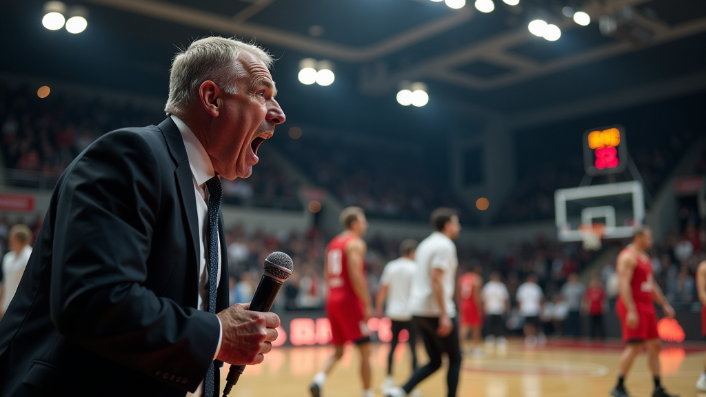 basketball mikrofon ausraster