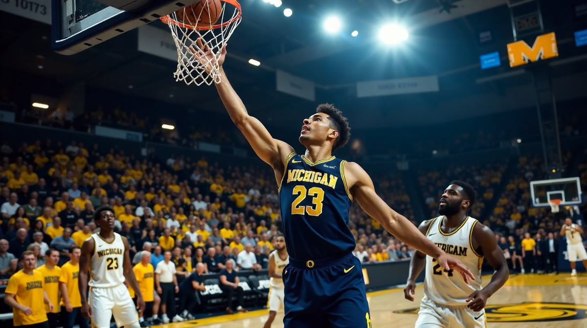 Basketball-Triumph: Malick Kordel, College-Meisterschaft, Michigan Wolverines